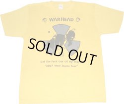 画像1: WARHEAD / Tour T-shirts 2007 黄×灰×黒