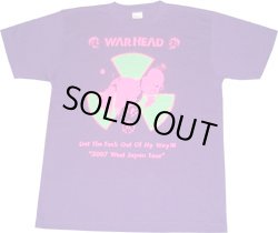 画像1: WARHEAD / Tour T-shirt 2007 紫×蛍光緑×ピンク