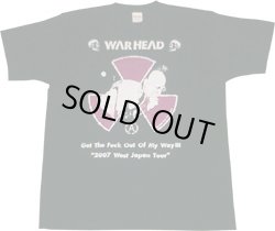 画像1: WARHEAD / Tour T-shirt 2007 黒×白×紫