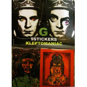画像: (STICKER) KLEPTOMANIAC / 9 STICKERS Type G