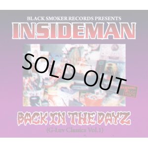 画像: (Mix CD) INSIDEMAN / BACK IN THE DAYZ　G-Luv Classics Vol.1