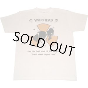 画像: WARHEAD / Tour T-shirt 2007 白×黄×黒