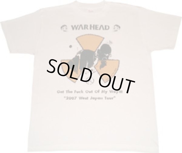 画像1: WARHEAD / Tour T-shirt 2007 白×黄×黒