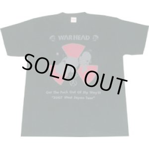 画像: WARHEAD / Tour T-shirt 2007 黒×灰×赤