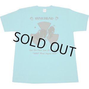 画像: WARHEAD / Tour T-shirt 2007 ターコイズブルー×灰×黒