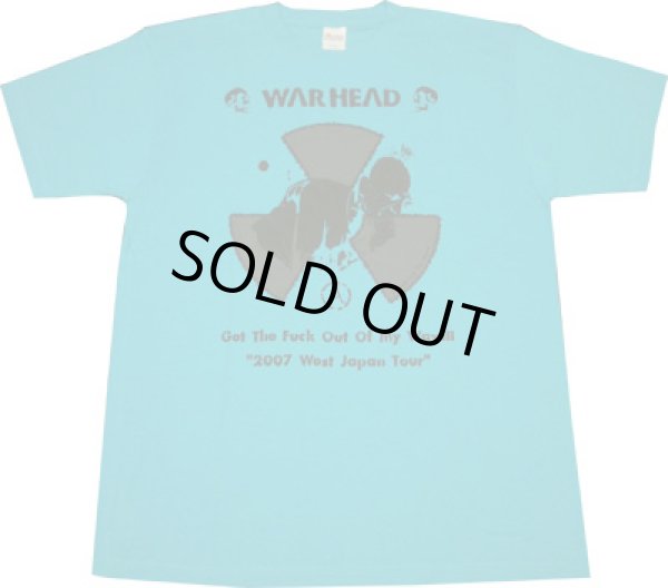 画像1: WARHEAD / Tour T-shirt 2007 ターコイズブルー×灰×黒