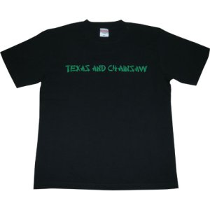 画像: TEXAS AND CHAINSAW / T-Shirt 黒×緑