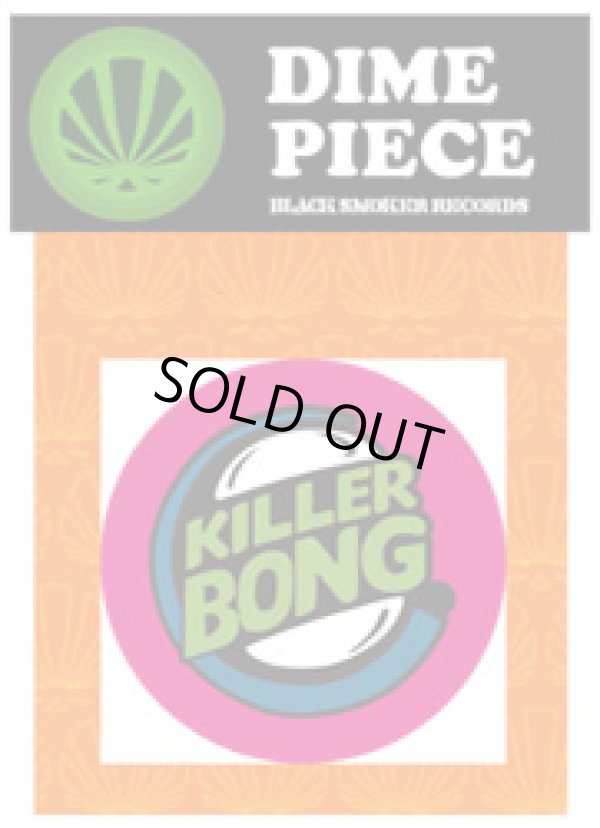 画像1: (STICKER) KILLER-BONG / DIME PEACE #1 （ORANGE)