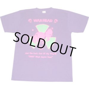 画像: WARHEAD / Tour T-shirt 2007 紫×蛍光緑×ピンク