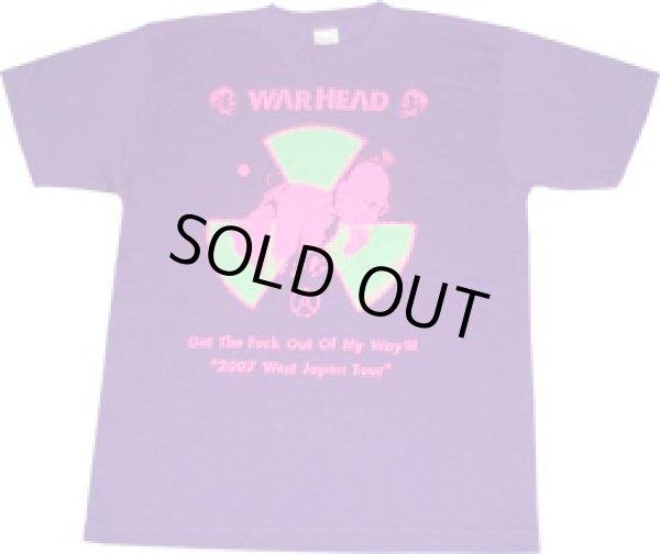 画像1: WARHEAD / Tour T-shirt 2007 紫×蛍光緑×ピンク