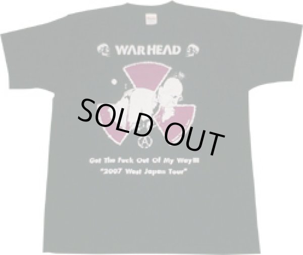 画像1: WARHEAD / Tour T-shirt 2007 黒×白×紫