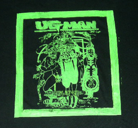 画像: U.G MAN / T-Shirts　黒×ライムグリーン