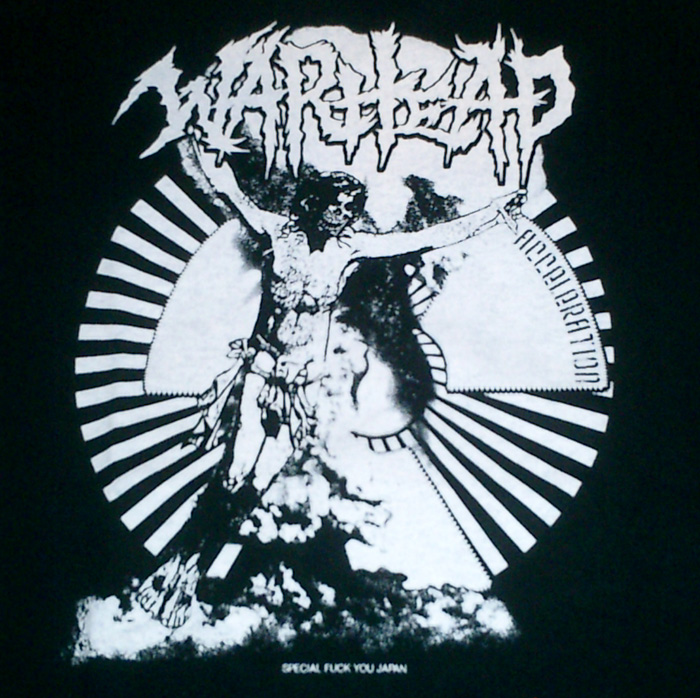 画像: WARHEAD / T-Shirt 2007　黒×白