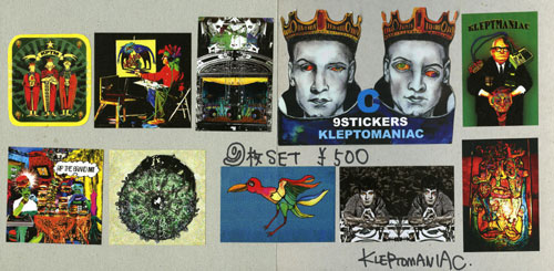 画像: (STICKER) KLEPTOMANIAC/ 9 STICKERS TYPE C